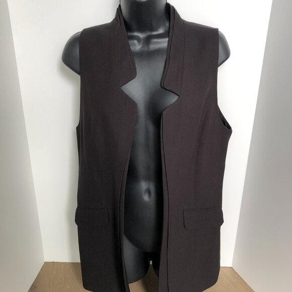 Classiques Entier Vintage Lined Vest Black Size M - Picture 1 of 13